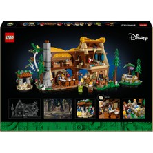 LEGO® ǀ Disney Pamuk Prenses ve Yedi Cücelerin Evi 43242 - Yetişkinler için Pamuk Prenses ve 7 Cüceler Minifigürü İçeren Koleksiyonluk Model Yapım Seti (2229 Parça)