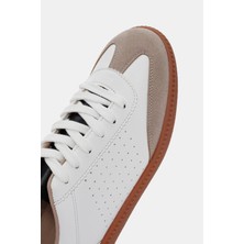 Be Style  Atlanta Kadın Beyaz-Siyah Sneaker