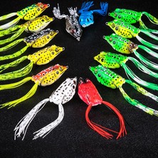 Tlg Shop Bordo Tarzı 1 Adet Yapay Yumuşak Balıkçılık Lures Tiz Kanca Topwater Ray Kurbağa Jig Troller Yumuşak Yem Pesca Pike Bas Mücadele (Yurt Dışından)