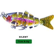 Tlg Shop CC25-04 Tarzı Ccltba 6 Eklemli Swimbait Batan Wobblers Balıkçılık Lures Crankbait Pike Için Sert Yapay Yemler Alabalık Bas Olta Takımı Cazibesi (Yurt Dışından)