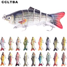 Tlg Shop CC25-04 Tarzı Ccltba 6 Eklemli Swimbait Batan Wobblers Balıkçılık Lures Crankbait Pike Için Sert Yapay Yemler Alabalık Bas Olta Takımı Cazibesi (Yurt Dışından)