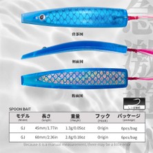 Tlg Shop 002ÇANTA Stili 60 mm Hunthouse Japonya Trolling Balıkçılık Cazibesi Sert Plastik Sörf Yumizuno Sardalya Balıkçılık Lures Kaşık Trolling Balıkçılık Yem Lüfer (Yurt Dışından)