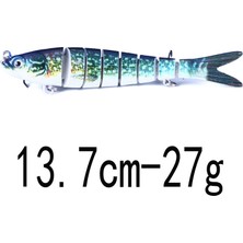 Tlg Shop JM034-7 Tarzı Hengjıa 13.7 cm 10 cm 8 cm Batan Wobblers Balıkçılık Lures Çok Eklemli Swimbait Sert Yem Olta Takımı Bas Isca Crankbait (Yurt Dışından)