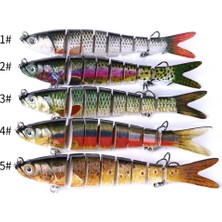 Tlg Shop JM034-7 Tarzı Hengjıa 13.7 cm 10 cm 8 cm Batan Wobblers Balıkçılık Lures Çok Eklemli Swimbait Sert Yem Olta Takımı Bas Isca Crankbait (Yurt Dışından)