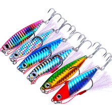 Tlg Shop JI-LF047-F Tarzı 15G Balıkçılık Cazibesi Metal Pul G Crankbait Jig Shads Kaşık Yapay Yemler Bas Wobbler Dönen Yem Deniz Lures Pesca (Yurt Dışından)