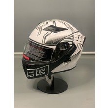 JK20 Motopoint JK-902 Güneş Vizörlü Çene Açılır Kask