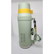 Shotay Vacuum Bottle 2 Lt Vakum Termos ST-8217 Yeşil Sarı