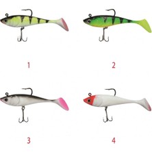 Captain 3544 Crazy Zander Uv Paint 12CM Turna Silikonu Suni Balık 02