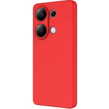 Case 4u Xiaomi Redmi Note 13 4g Kılıf Kamera Korumalı Içi Kadife Logosuz Mara Lansman Silinebilir Kılıf Kırmızı