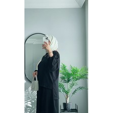 Wedof Design Krep Ikili Takım Etek Bluz Modest Takım