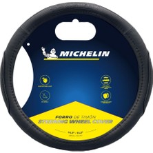 Michelin MC1003N Premium Suni Deri Direksiyon Kılıfı Siyah