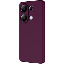 Case 4u Xiaomi Redmi Note 13 4g Kılıf Kamera Korumalı Içi Kadife Logosuz Mara Lansman Silinebilir Kılıf Koyu Mor