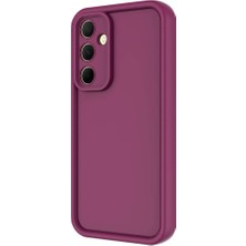 Case 4u Galaxy A55 Kılıf Kamera Korumalı Ananas Kapak Mürdüm