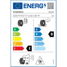 Starmaxx 235/75 R17.5 132/130M Dz300 (Kar) Kamyonet M+S 4 Mevsim Lastiği (Üretim Yılı: 2023)