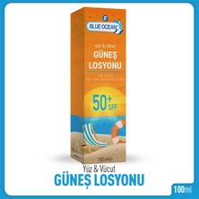 Blue Ocean 50 Faktör Yüz Vücut Güneş Kremi 100 ml