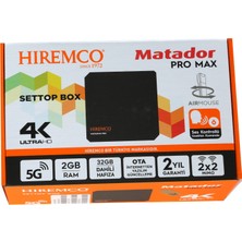 Hiremco Matador Pro Max 2-32 GB Android Box