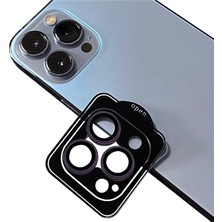 Zeyline Apple iPhone 14 Pro Max Uyumlu Zore Cl-11 Safir Parmak Izi Bırakmayan Anti-Reflective Kamera Lens Kor