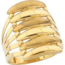 İryum 22 Ayar Altın Kaburga Yüzük