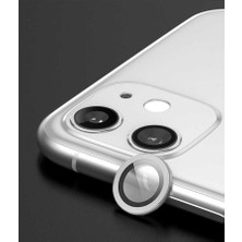 Zeyline Apple iPhone 12 Uyumlu Zore Cl-02 Kamera Lens Koruyucu-Gümüş
