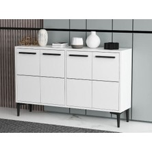 Zerka Concept Vedi Konsol Tv Sehpası Tv Ünitesi Modern Tasarım- Beyaz