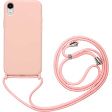 Zeyline Apple iPhone Xr 6.1 Uyumlu Zore Ropi Kapak-Pembe Açık