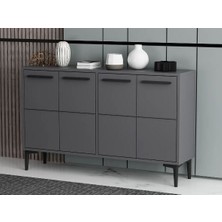 Zerka Concept Vedi Konsol Tv Sehpası Tv Ünitesi Modern Tasarım- Antrasit