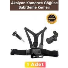 Carlburn Premium Ayarlanabilir Spor Video Macera Etkinlik Aksiyon Kamerası Göğüse Sabitleme Kemeri