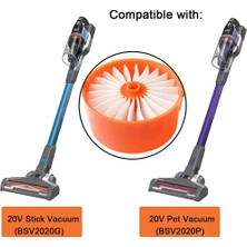 Fullbet Blackdecker BSV2020G BSV2020P Powerseries Extreme Akülü Elektrikli Süpürge Aksesuarları Için Yedek Filtre (Yurt Dışından)