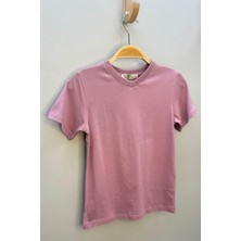 Woorage Erkek Çocuk Basic Kısa Kol T-Shirt 9187 Gülkurusu