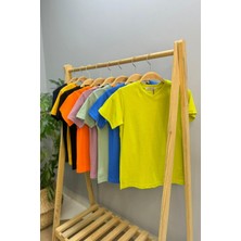Woorage Erkek Çocuk Basic Kısa Kol T-Shirt 9187 Gülkurusu