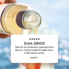 Fermente Mutfağım Organik Içimlik Elma Sirkesi - Doğal Fermantasyon 1 Yıl Dinlendirilmiş Apple Cider Vinegar 5 Adet x 500 ml