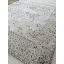 Empera Halı Ipeksi Seccade 78X125 cm Triko Akrilik Ipek Kalitesinde Krem