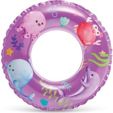 Vardem Intex Şeffaf Baskılı Simit 61 Cm. (6-10 Yaş)