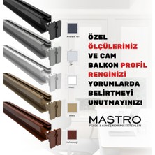 Mastro Plisse Blackout Işık Geçirmez Karartma Ekru Cam Balkon Plise Perde