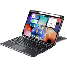 Ason Plus Dux Ducıs Xiaomi Pad 5 - Pad 5 Pro Ayrılabilir Bluetooth Klavye Touchpad Pu Deri Kılıf