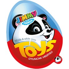 Tayaş Jimmy Toys Oyuncaklı Sütlü & Kakao Kremalı Sürpriz Mavi (Erkekler Için) Yumurta 25 gr x 24