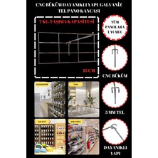 Manken İstanbul 15 Cm- 50 Adet Cnc Büküm Dayanıklı Yapı 15 cm Galvaniz Tel Pano Kancası