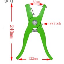 Longbangdian Shop Yeşil Stil 1 Adet Hayvan Kulak Etiketi Pense Işareti Delikli Alet Cımbız Etiketi Yükleyici Domuz Sığır ve Koyun Veteriner Kulak Küpesi Pense (Yurt Dışından)