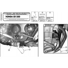 Givi TN451 Honda Cb 1300 - Cb 1300S (03-15) Koruma Demiri