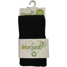 Bibaby Biorganic Klasik Düz Siyah Külotlu Çorap 68462 Siyah