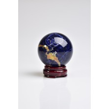 Safnaturel Sodalit Doğal Taş Standlı Küre