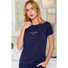 Berrak 8146 Kadın T-Shirt -Laciv - -- M