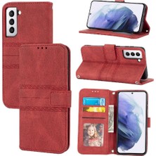 YH Mall Samsung Galaxy S22 5g Için Flip Case Cüzdan Kılıf Pu Deri Kickstand (Yurt Dışından)