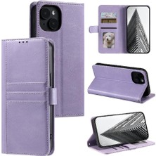 YH Mall Iphone 14 Için Flip Case Pro 6 Kart Yuvaları Cüzdan Kickstand Pu Deri (Yurt Dışından)