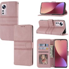 YH Mall Xiaomi 12/12X/12S Cüzdan Kılıf Manyetik Kapatma Kickstand Pu Için Flip Case (Yurt Dışından)