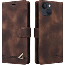 YH Mall Iphone 14 Için Flip Case Artı Deri Kılıf Darbeye Kapak Kapak Basit (Yurt Dışından)