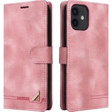 YH Mall Iphone 12 Için Flip Case Basit Iş Cüzdan Deri Kılıf Darbeye (Yurt Dışından)