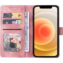 YH Mall Iphone 12 Için Flip Case Basit Iş Cüzdan Deri Kılıf Darbeye (Yurt Dışından)