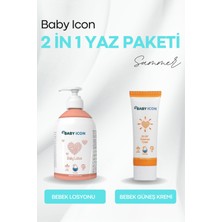 Baby Icon 2 In 1 Ikili Yaz Seti Bebek Losyonu & Bebek Güneş Kremi