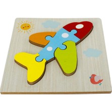 Toysilla Ahşap Puzzle Uçak Temalı - T5004